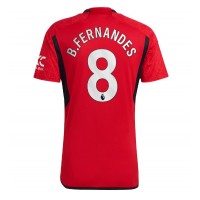 Camiseta Manchester United Bruno Fernandes #8 Primera Equipación 2023-24 manga corta